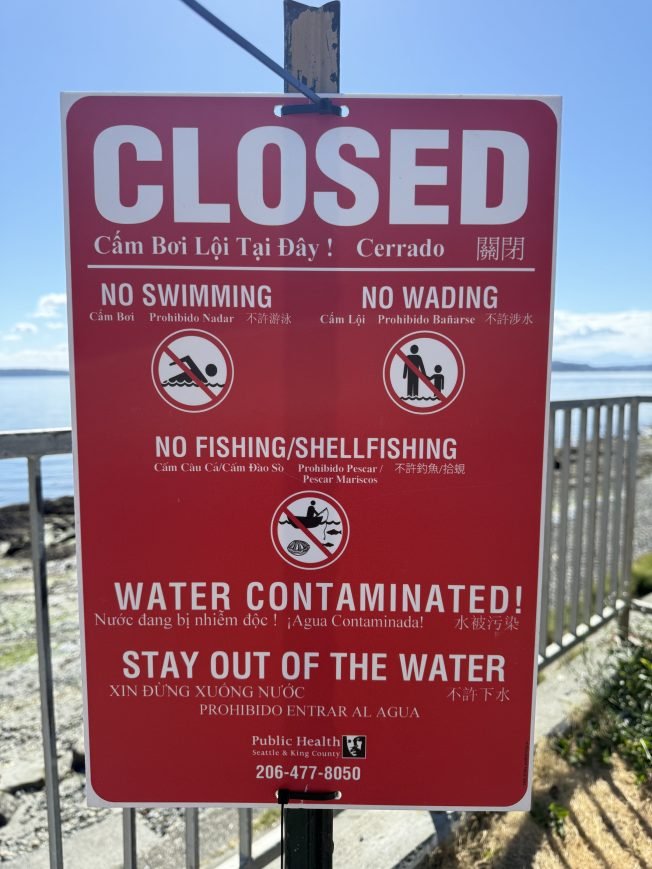 FOLLOWUP: Beach/water warning lifted, one week after 13,000-gallon sewage leak in West Seattle