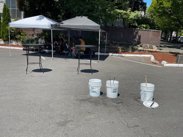 HAPPENING NOW: Bubbles and beer, plus music, at Super Deli Mart’s Fauntleroy Fall Festival summer party