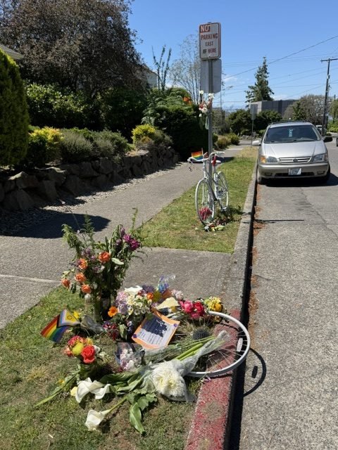 FOLLOWUP: ‘Ghost bike,’ memorial ride for Fauntleroy crash victim