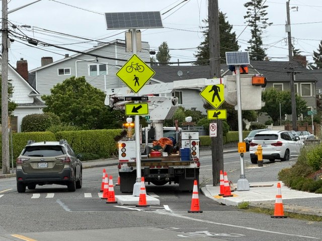 FOLLOWUP: SDOT finally finishing 63rd/Beach Drive crossing