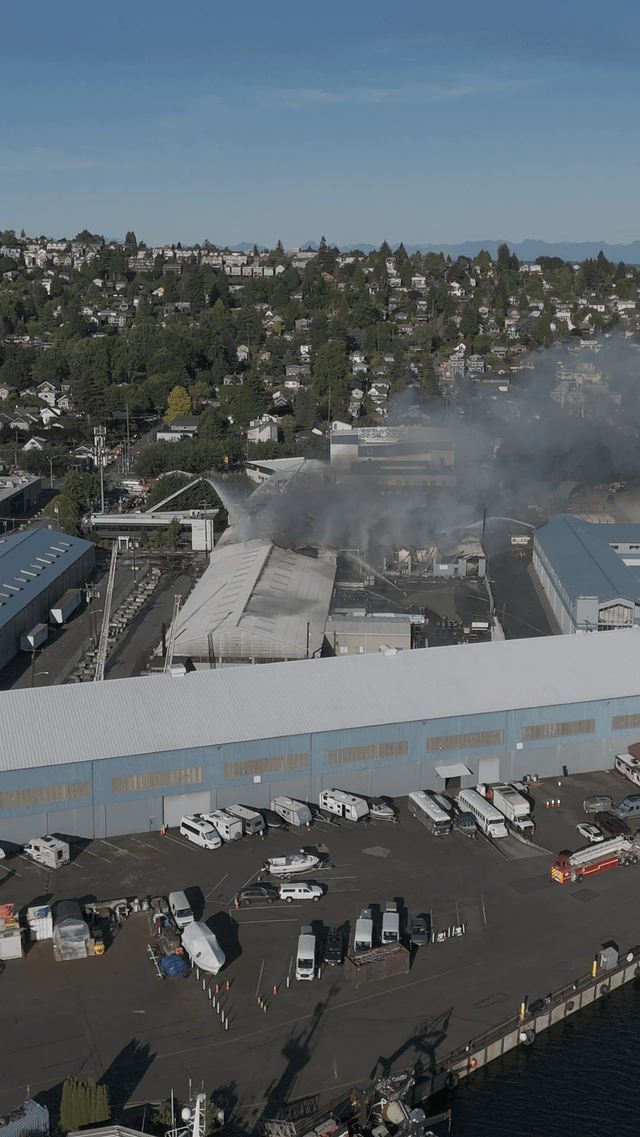 Consolidated Supply Co. Building Fire