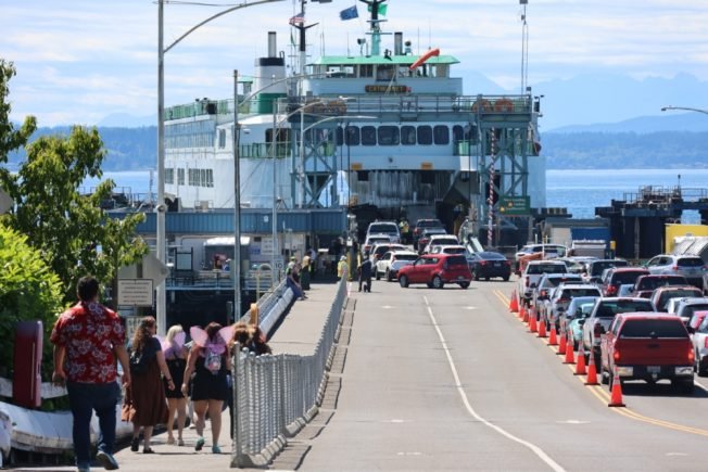 HAPPENING NOW: Anniversary dance party with C89.5 radio aboard Fauntleroy-Vashon-Southworth ferry
