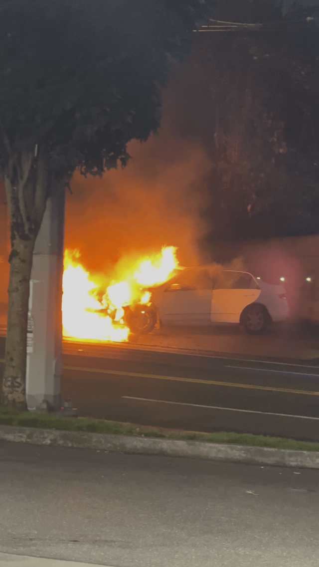 Car on Fire