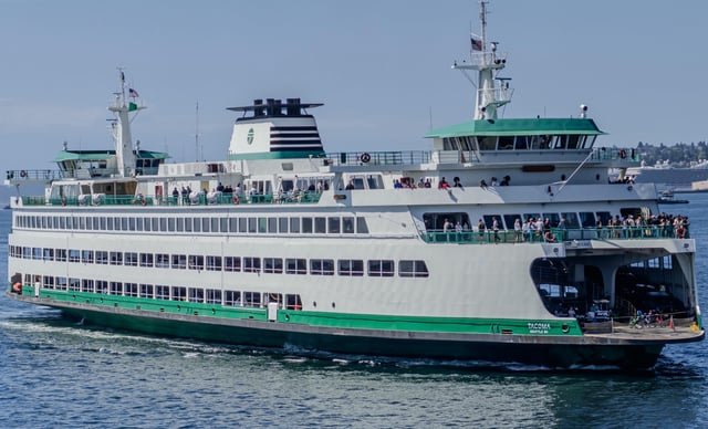 The Tacoma coming into dock this afternoon