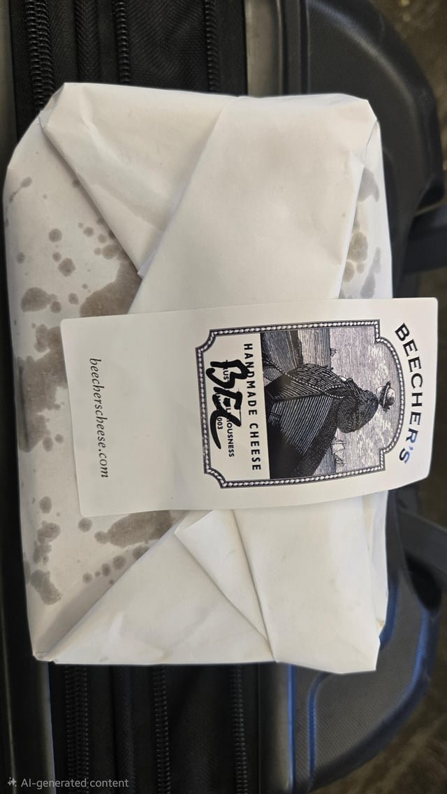 Beecher’s Sea-Tac Hot Lava on White