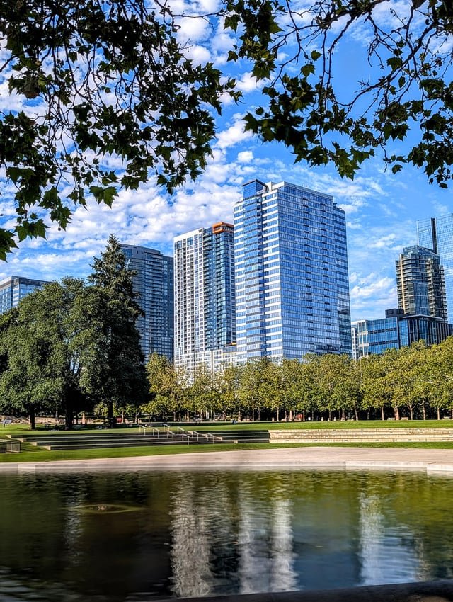 Sunny Downtown Park