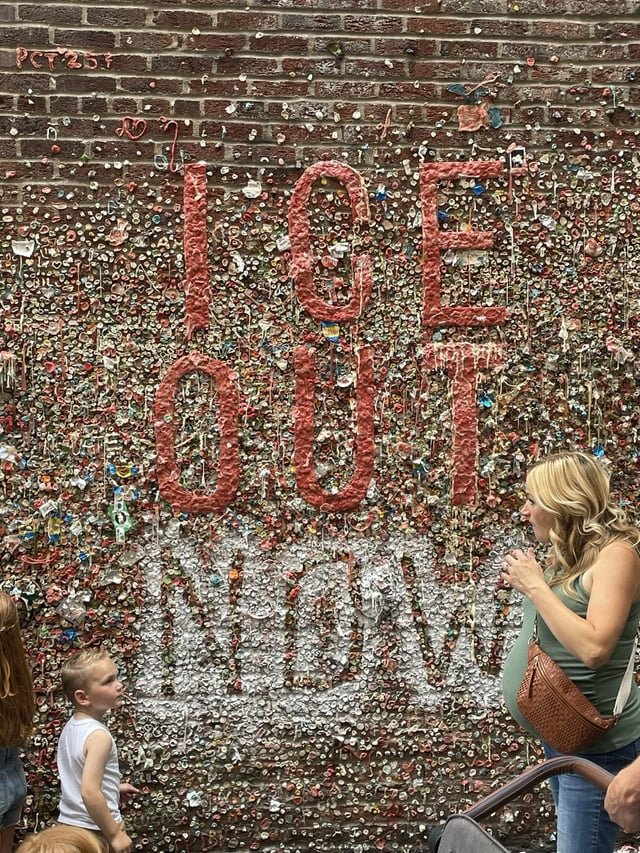 Gum wall today