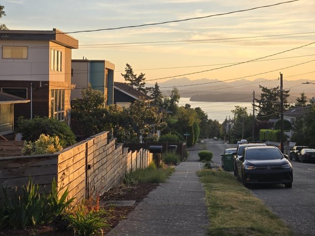 West Seattle isn’t so bad. Nice views + ample street parking…
