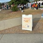 Free pizza on lake Union.
