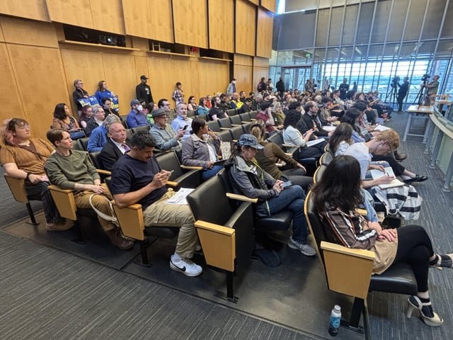City Council packed with public commenters signed up to support data center moratorium