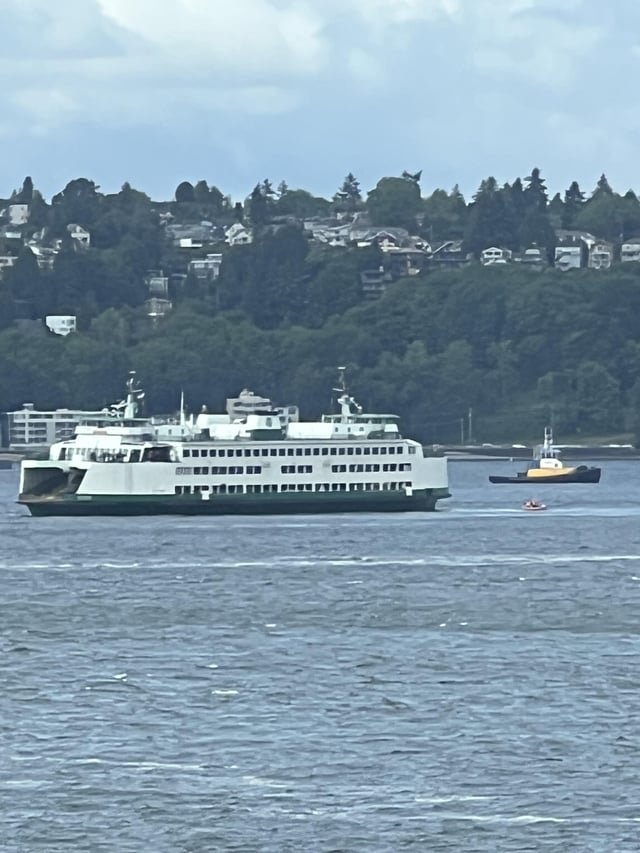 Something going on with one of the ferries?