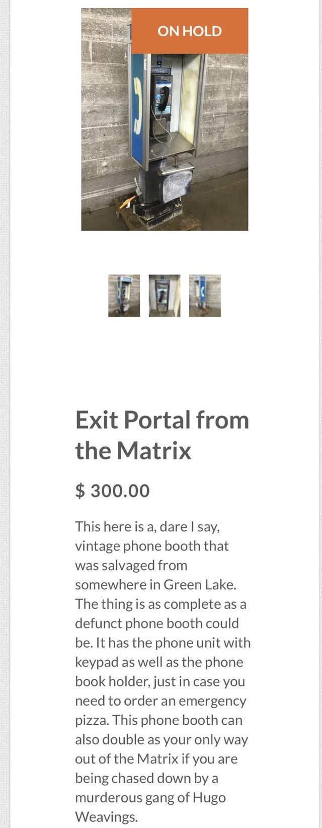 The agents took out a landline. Green Lake exit point is compromised.