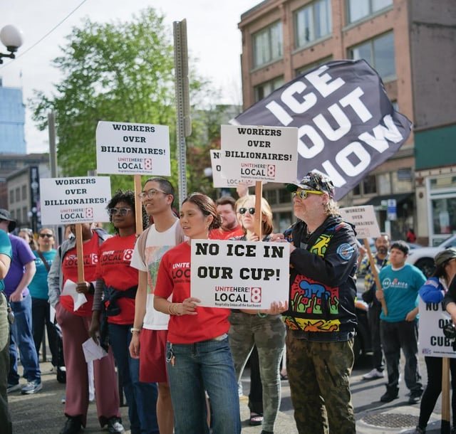 Union hotel workers ON STRIKE at Hilton’s Embassy Suites Pioneer Square