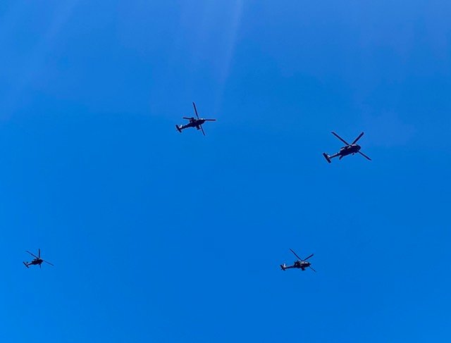 About the Army helicopters over north West Seattle