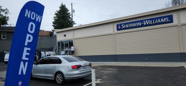 BIZNOTE FOLLOWUP: West Seattle’s second Sherwin-Williams Paint store opens