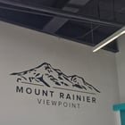 Southcenter Mall’s “Mount Rainier Viewpoint” has a drawing of Mount Shasta instead.