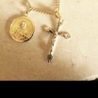 Lost Gold Cross and Medallion