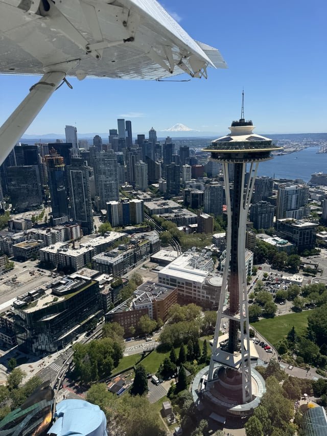 Quintessential Seattle from a Seaplane today