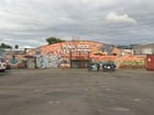 ghost mural for Punk Rock Flea Market on 17th Ave SW in White Center