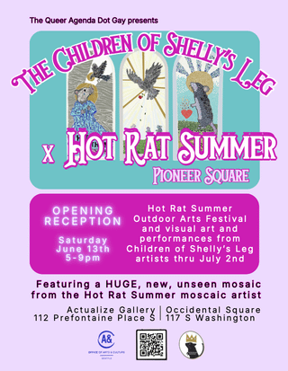 Hot Rat Summer Mosaic Artist