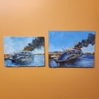 The two plein airs I painted on Lake Union last week