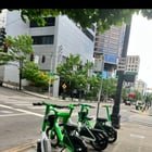 Bus stops are NOT lime scooter parking areas!!!