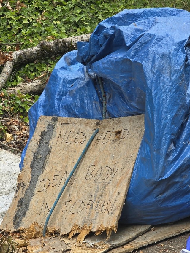 “Need help dead body inside here” off MLK way