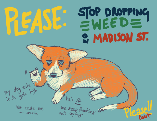 PLEASE I beg you, stop dropping WEED on MADISON
