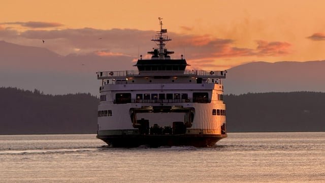 Ferry Sunset