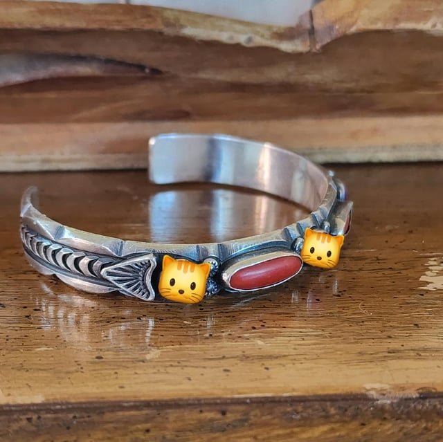 Seattle FOUND: Southwest silver bracelet.