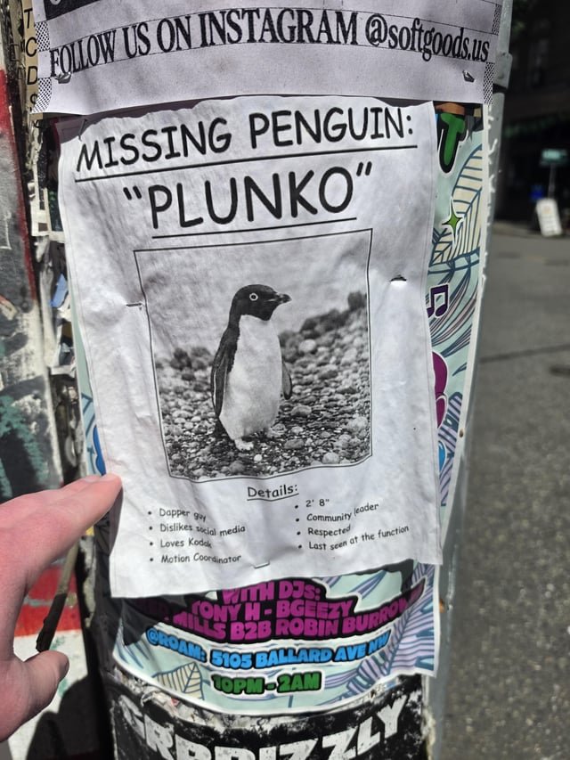 Plunko MAY have left Seattle