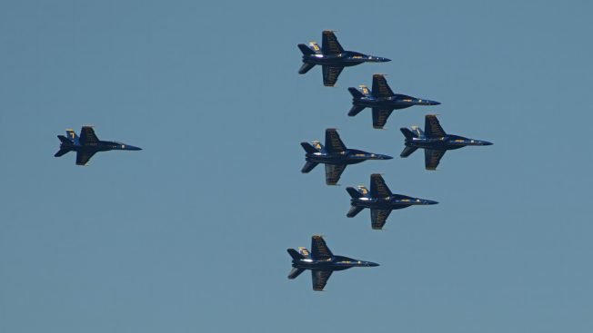 Here’s when the Blue Angels will arrive in, and fly over, Seattle for 2026 Seafair Airshow