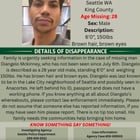 Missing person, please keep a lookout!