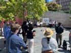Rally outside City Hall calling on Mayor Wilson to dismantle the stadium district cameras