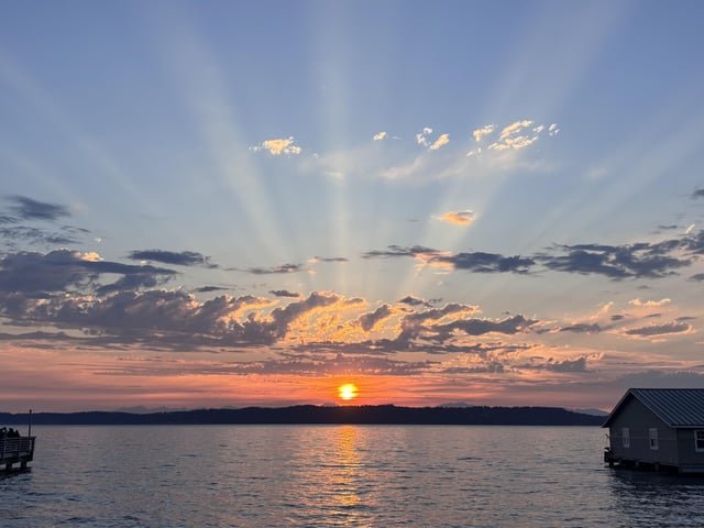 July sunset! 🌅