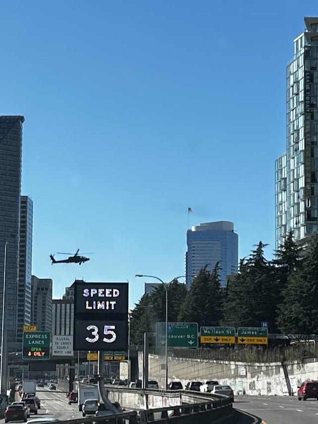 What was this random Apache doing in downtown last night?