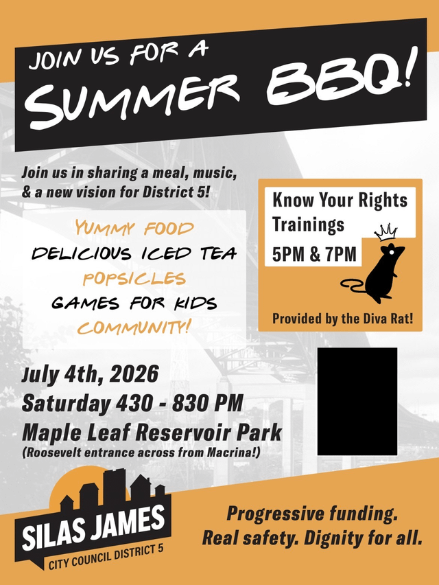 If you live on the north end, love civil liberties, and don’t have plans yet for July 4th…