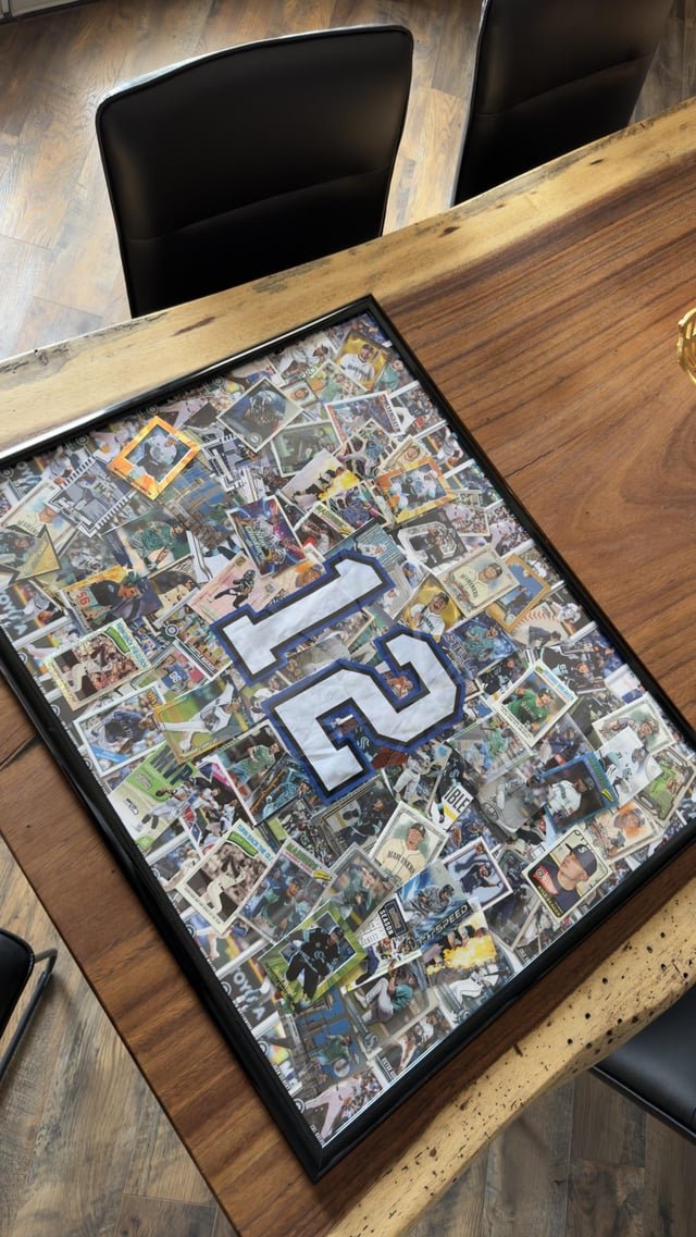Made this for my boyfriend’s sports theme man cave