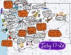 Hungry? We’ve got a healthy serving of orange construction on this week’s paint map