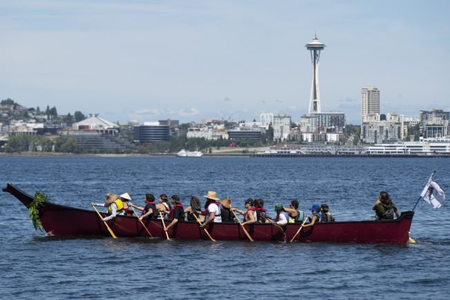 CANOE JOURNEY: Duwamish Tribe’s departure