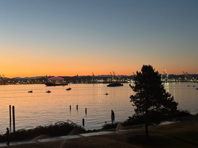 WEST SEATTLE SCENE: Busy morning on Elliott Bay