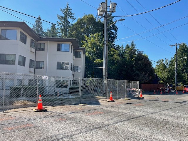 FOLLOWUP:  Excavation and other ‘early work’ under way on Fauntleroy Creek Culvert Replacement’s 45th SW section