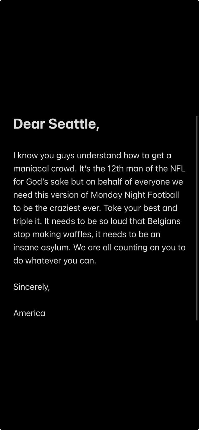 A PSA FOR SEATTLE