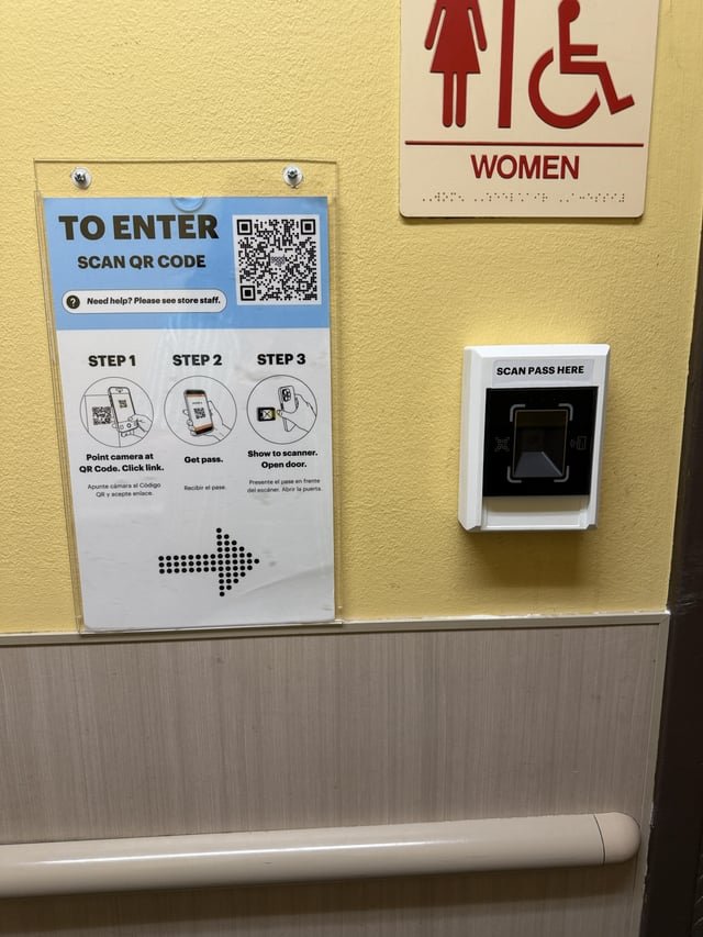 Ballard – Fred Meyer QR code bathroom access