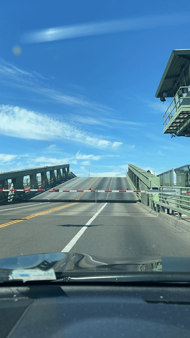 I fucking love being able to blame being late on boat traffic