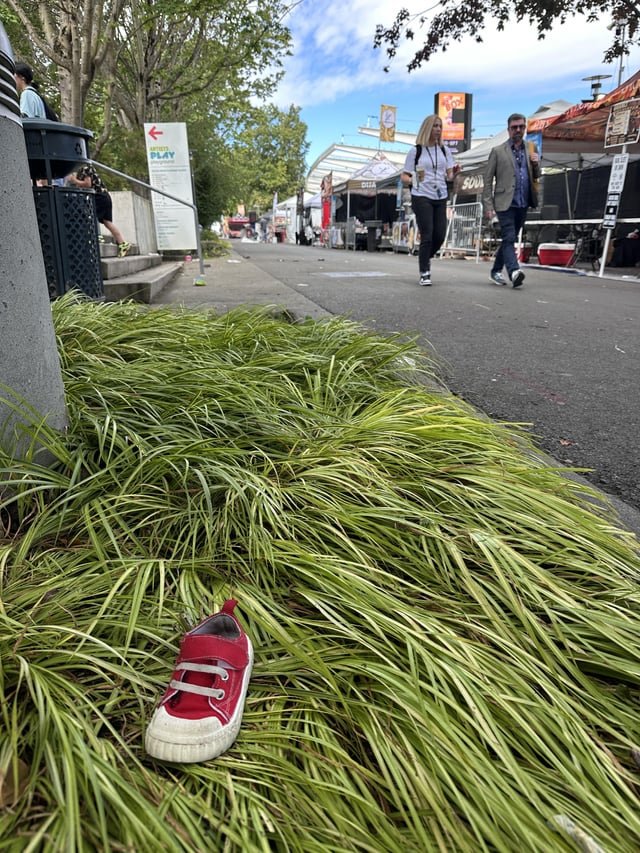 Left behind at Seattle Center after the Bite of Seattle shooting