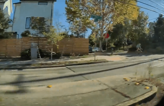 Bikes lately have been blowing through stop signs.
