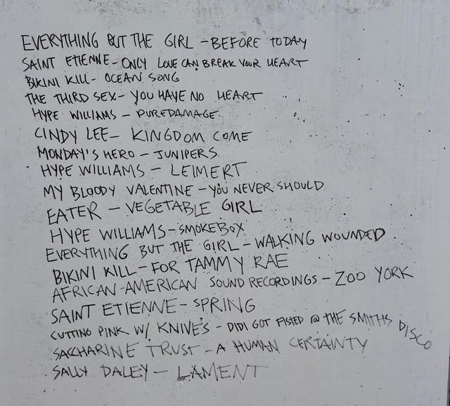 Graffiti+playlist spotted in Shoreline