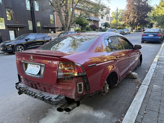 We found your car. My condolences.
