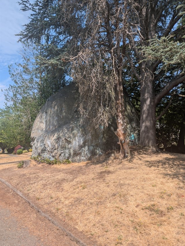 I stubbed my toe on the Wedgwood Rock yesterday